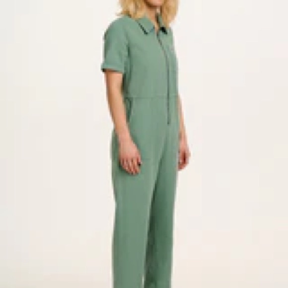 Lucy & Yak Sage Green Jumpsuit UK 16/US 12 - Picture 3 of 5